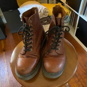 Doc Martens Leather Boots - Brown